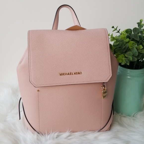 Michael Kors pink Hayes backpack - Picture 1 of 6